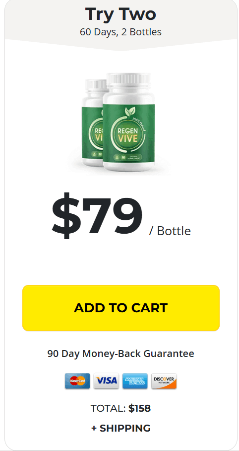 RegenVive 2 $79/bottle